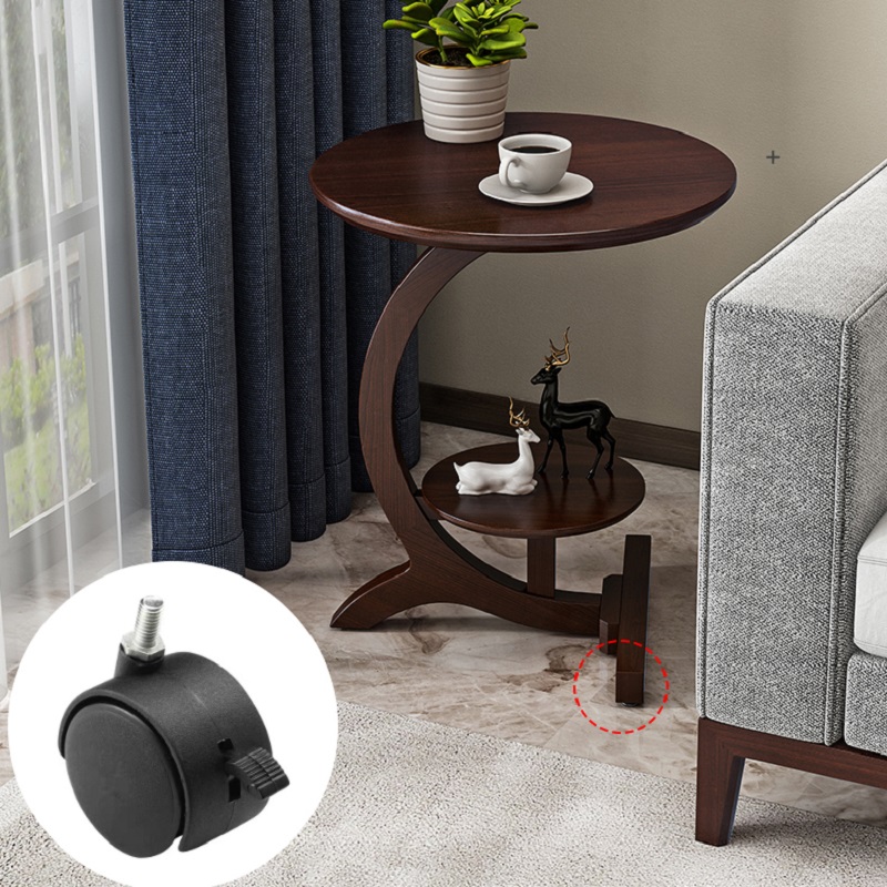 Side Table with Shelf